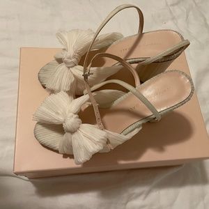Loeffler Randall Camellia Heels - Pearl - 6 1/2
